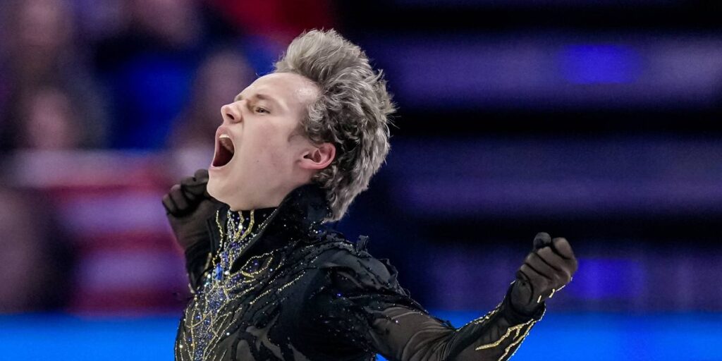 Ilia Malinin bounces back from Olympic nightmare with 3rd straight world figure skating title