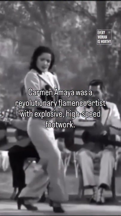 Just in case you didn't know her: here's Carmen Amaya, La Capitana.