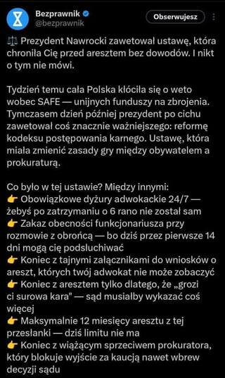 vetoed reform of the code of conduct