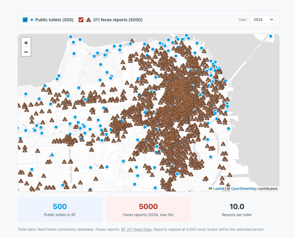 SF public toilet and poop navigator [OC]