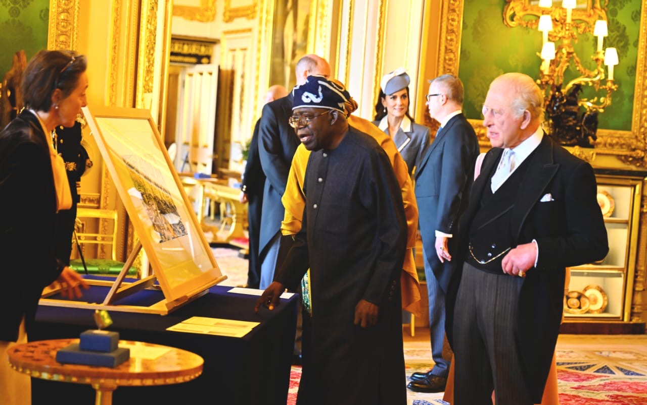 Photographs from the ceremonial welcome at Windsor Castle for President Bola Tinubu and First Lady Senator Oluremi Tinubu during his State Visit to the United Kingdom, Wednesday, March 18, 2026.