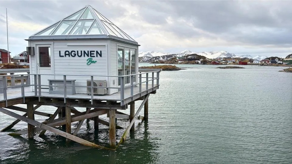 Lagunen Bar at Sommarøy Arctic Hotel in Northern Norway.