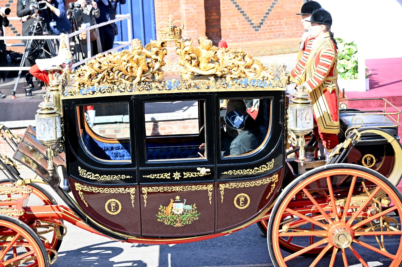 Photographs from the ceremonial welcome at Windsor Castle for President Bola Tinubu and First Lady Senator Oluremi Tinubu during his State Visit to the United Kingdom, Wednesday, March 18, 2026.