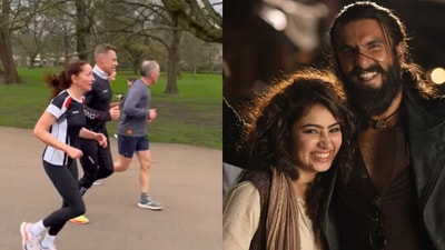 The two leaders are seen jogging through Hyde Park while talking about Dhurandhar. (X via @alexstubb/File Photo)