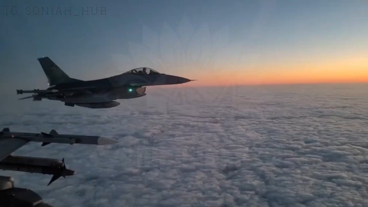 Two F-16AM. In the Ukrainain Air Force.