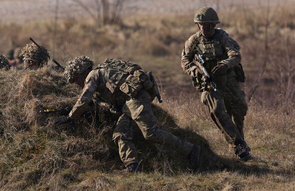 British troops during a Nato exercise in Poland