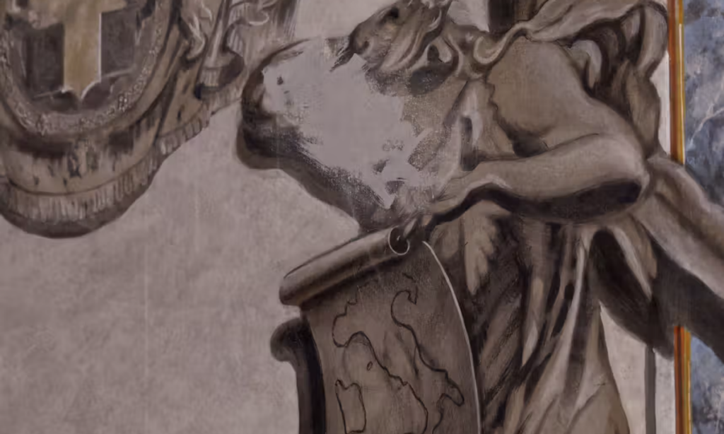 Innocent mistake? Italy's prime minister appears as a cherub in Rome church - The Art Newspaper