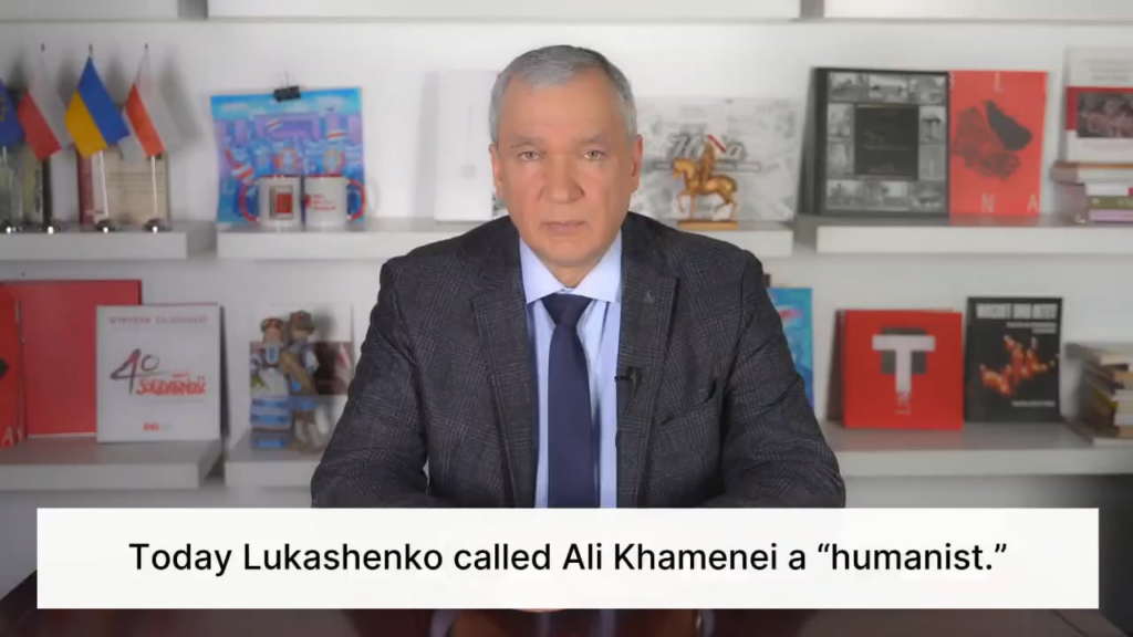 Pavel Latushka: Lukashenko called the dictator Ali Khamenei a “humanist”, the same man who killed tens of thousands of protesters & repressed Iranians for decades.