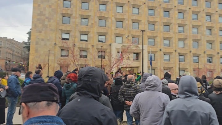A protest supporting children with duchenne disease was held in Georgia