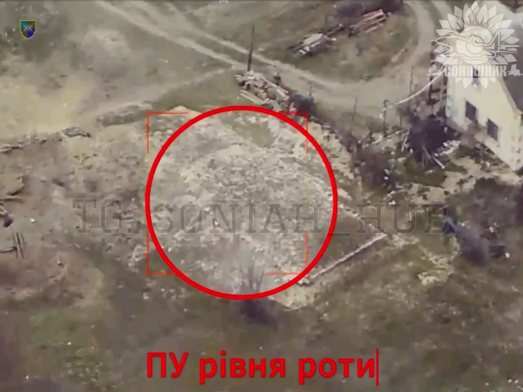 A Ukrainian MiG-29, using the French AASM Hammer guided Aerial Bomb, Destroys a Russian Command and Control Post in the Kherson direction.