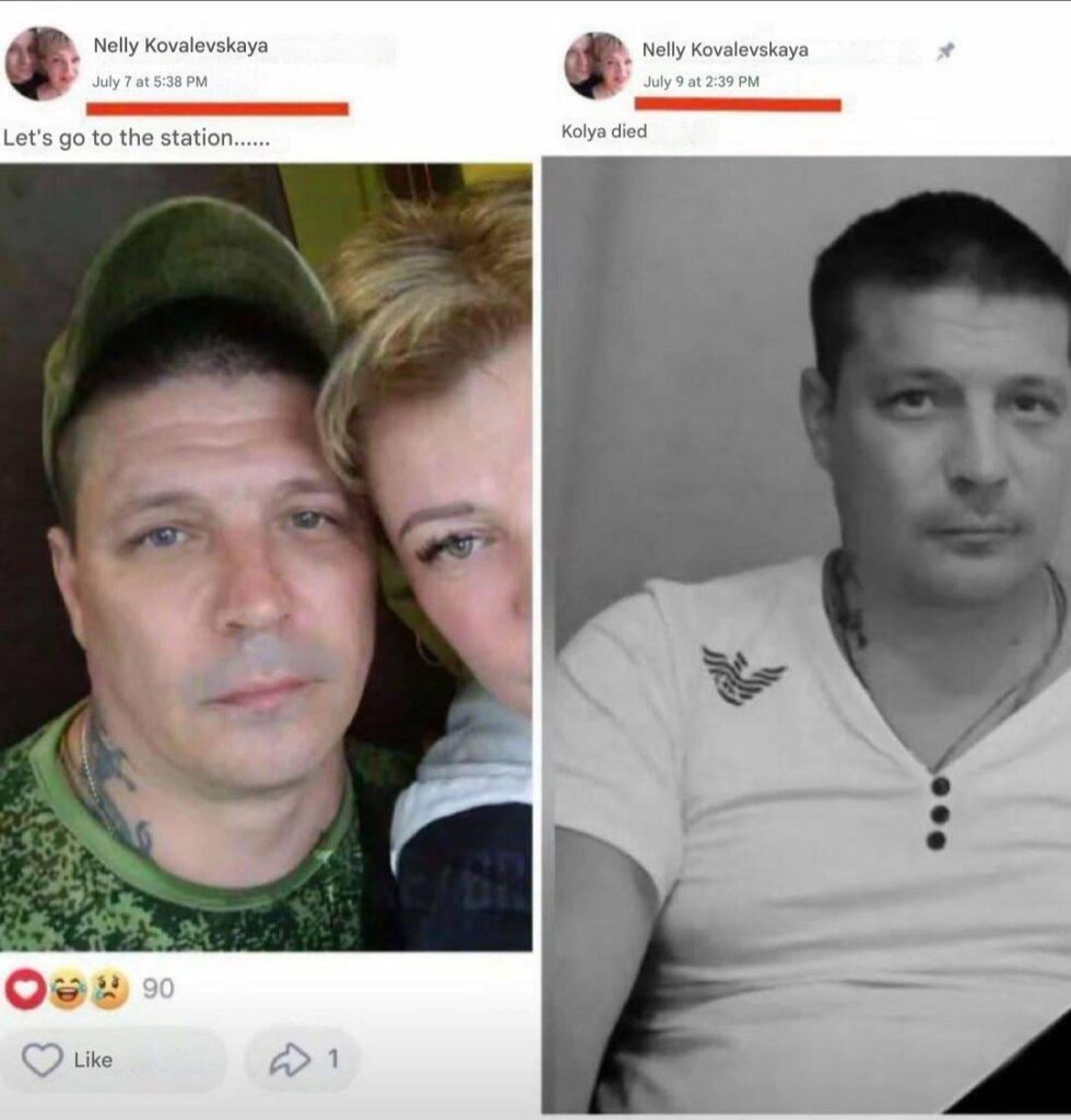 It took two days for this russian from joining the war and ending up dead