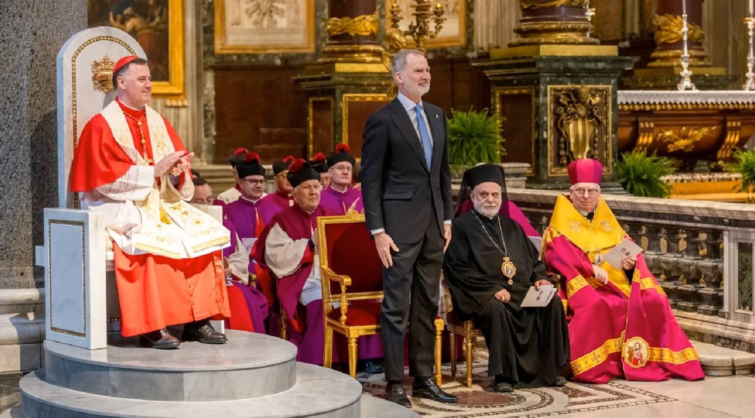 The King of Spain is invested with his title at the Papal Basilica of Saint Mary Major - ZENIT