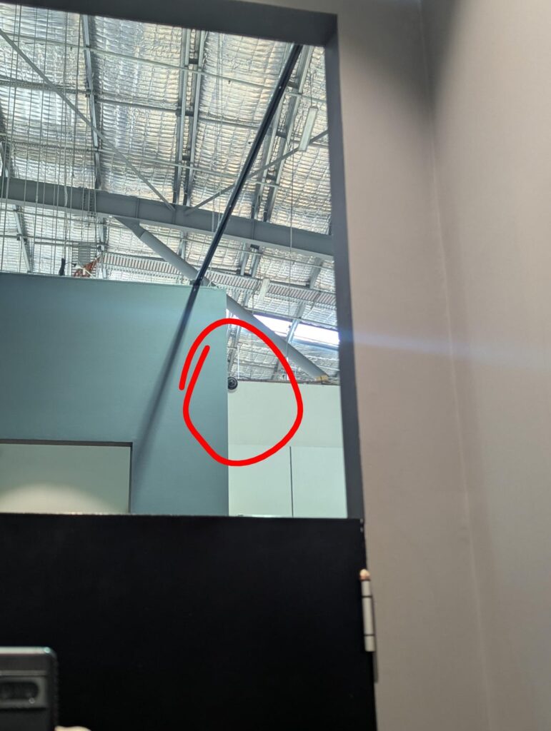 Forever New store camera is pointing to change rooms (Southern Cross DFO)