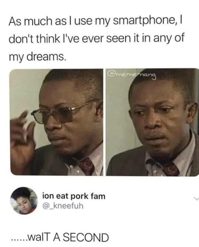 Have you seen a smartphone or computer in a dream?