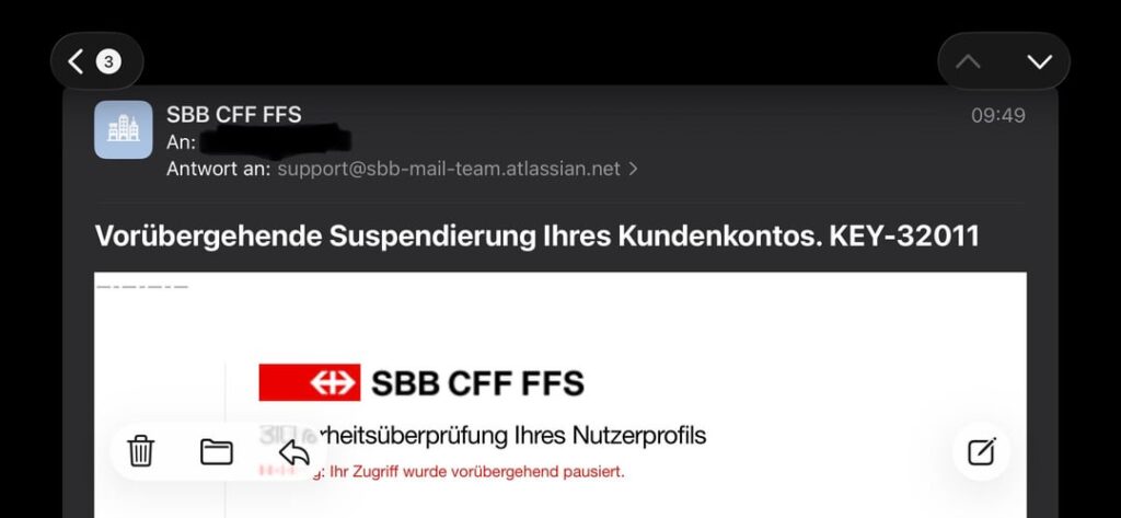 Swisspass Phishing