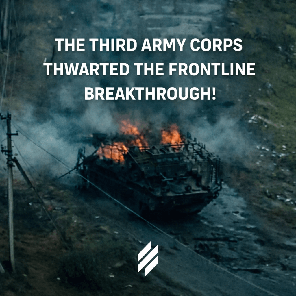 The occupiers launched an offensive on seven fronts: The 3rd Corps thwarted the "russian federation’s" largest attempt at a mechanized offensive!