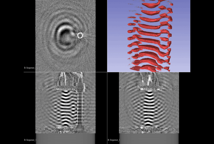 [OC] Transforming 2D sound interference patterns into a 4D volumetric map