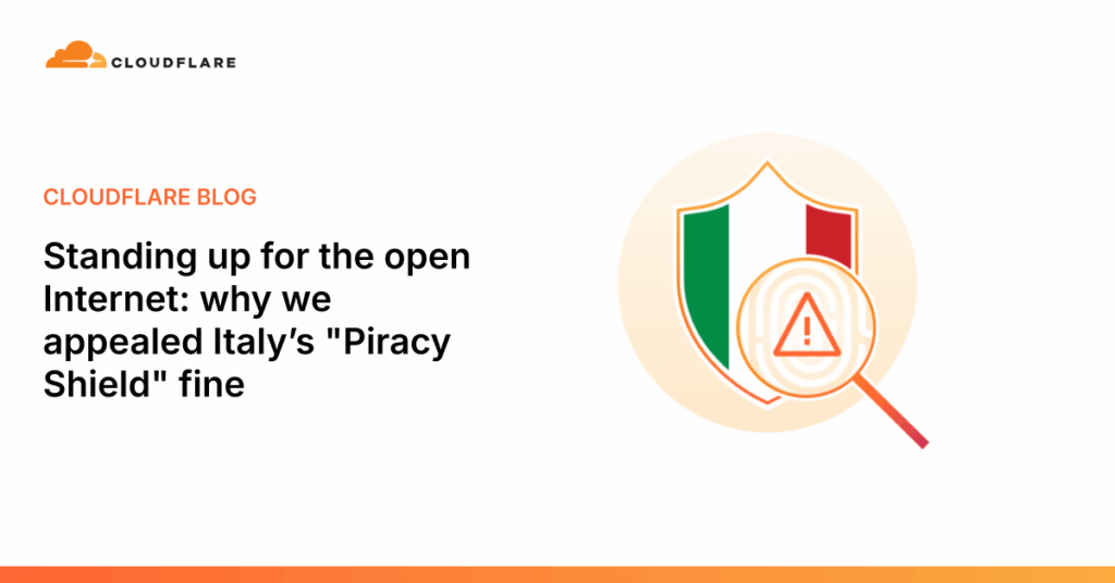 Cloudflare disputes AGCOM sanction on "Piracy Shield"