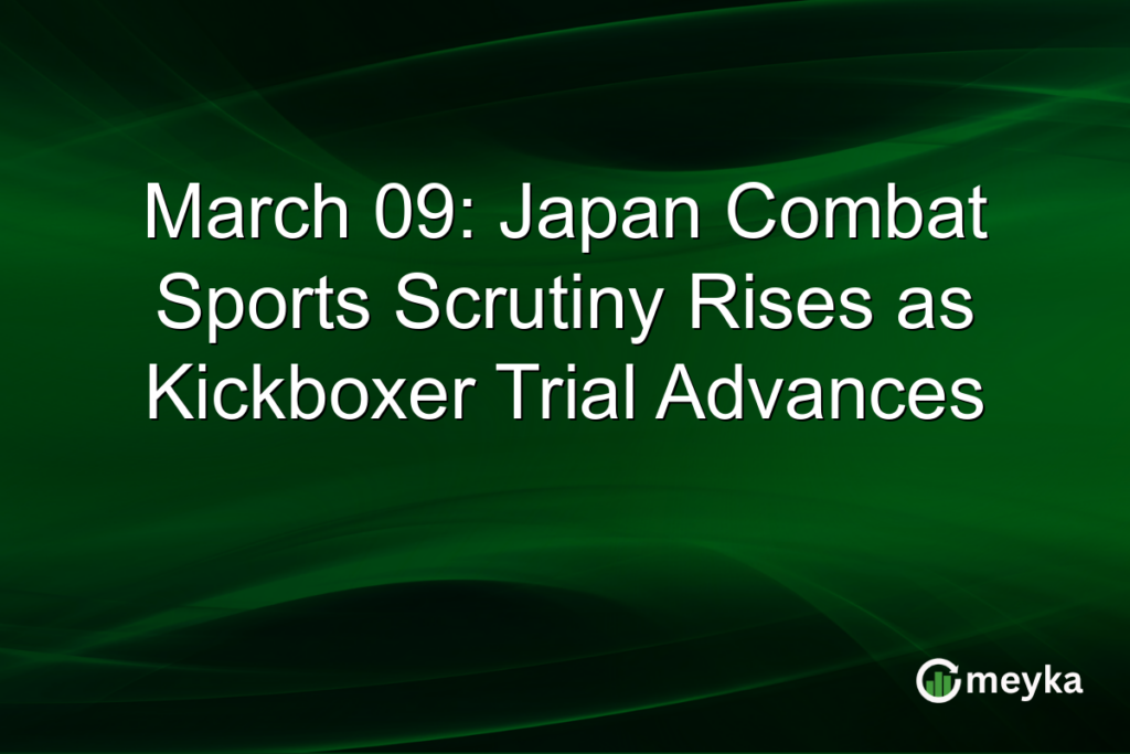 March 09: Japan Combat Sports Scrutiny Rises as Kickboxer Trial Advances Meyka Logo