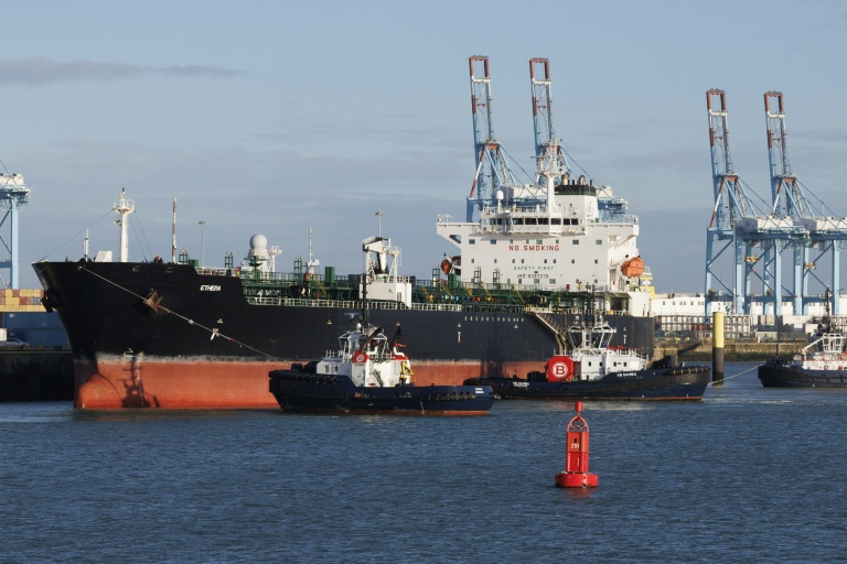 Belgium seizes Russian ‘shadow fleet’ tanker Prosecutors said that the 'Ethera' flew under the flag of Guinea
