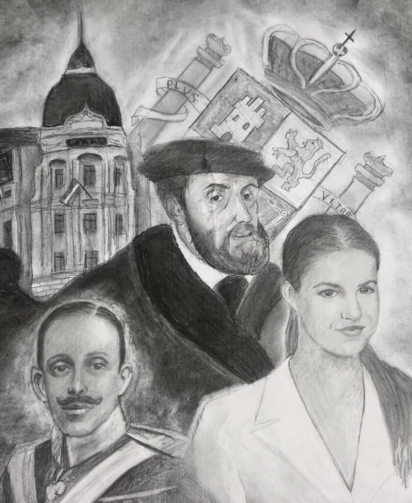 My Drawing of Spain with 5 months learning