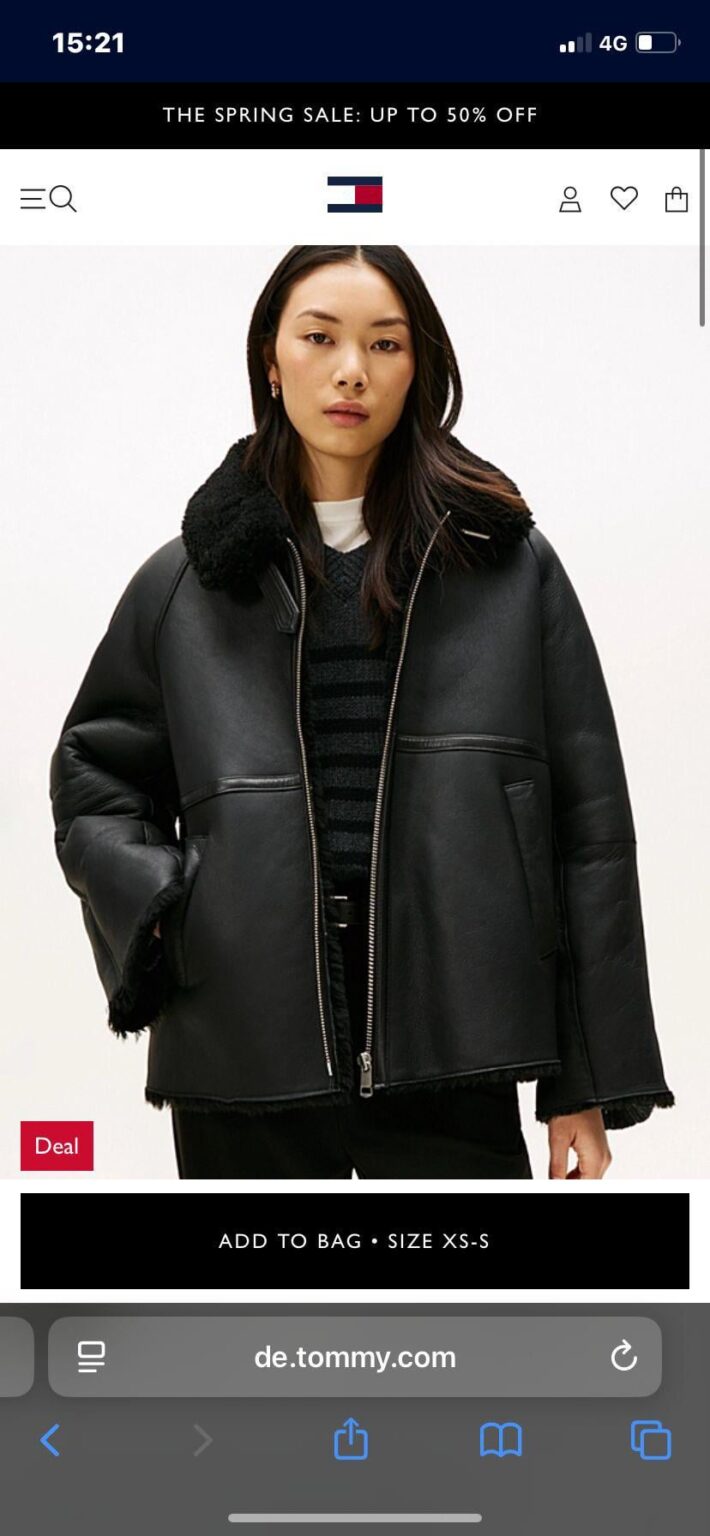 Lost Black Sheepskin Jacket