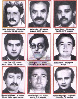 36 years ago today, PKK murdered 9 engineers in Elazığ-Kovancılar.