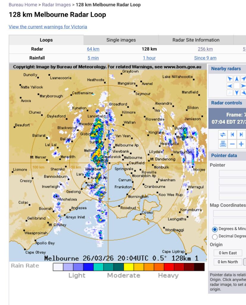 Is the RADAR broken?