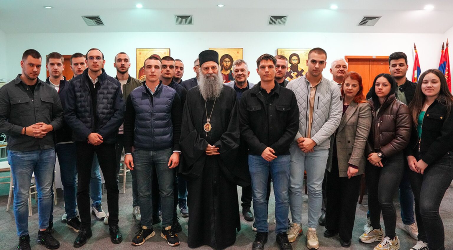 The Patriarch of Serbia met with students from the University of Banja Luka’s Faculty of Security Sciences