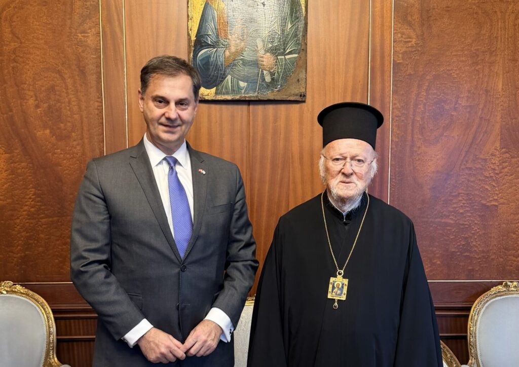 The Deputy Minister of Foreign Affairs of Greece at the Ecumenical Patriarchate