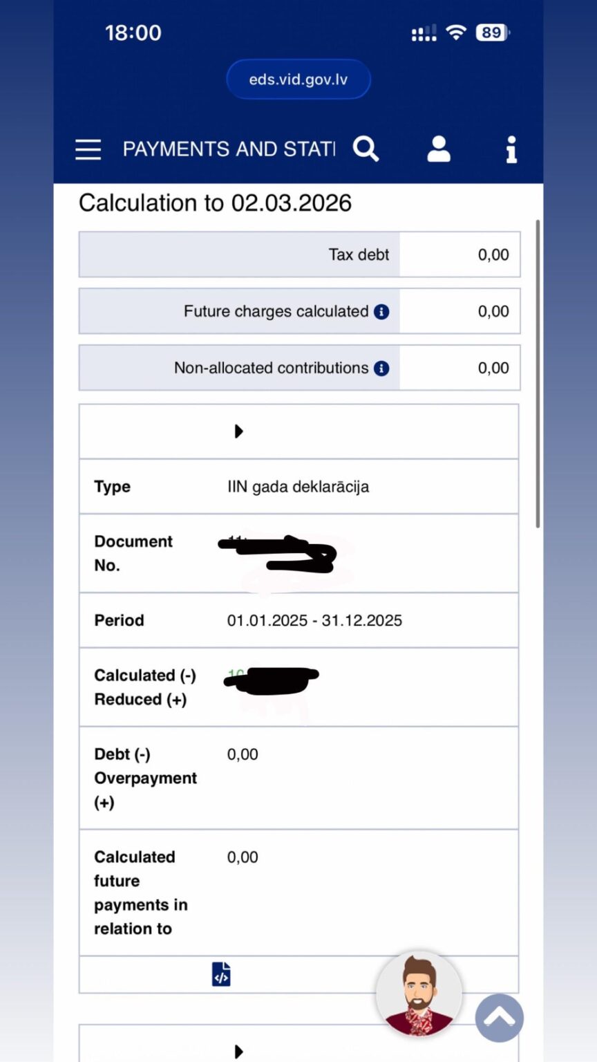 Has VDI approved my tax return after I accepted my declaration?