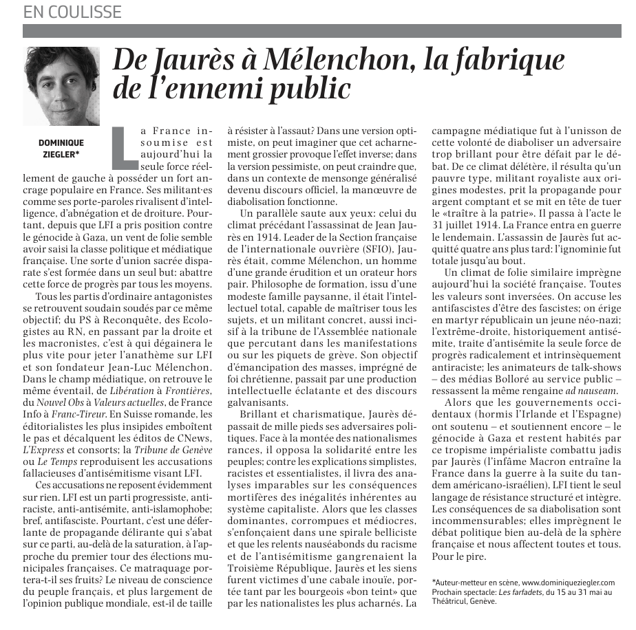 From Jaurès to Mélenchon, the making of the public enemy