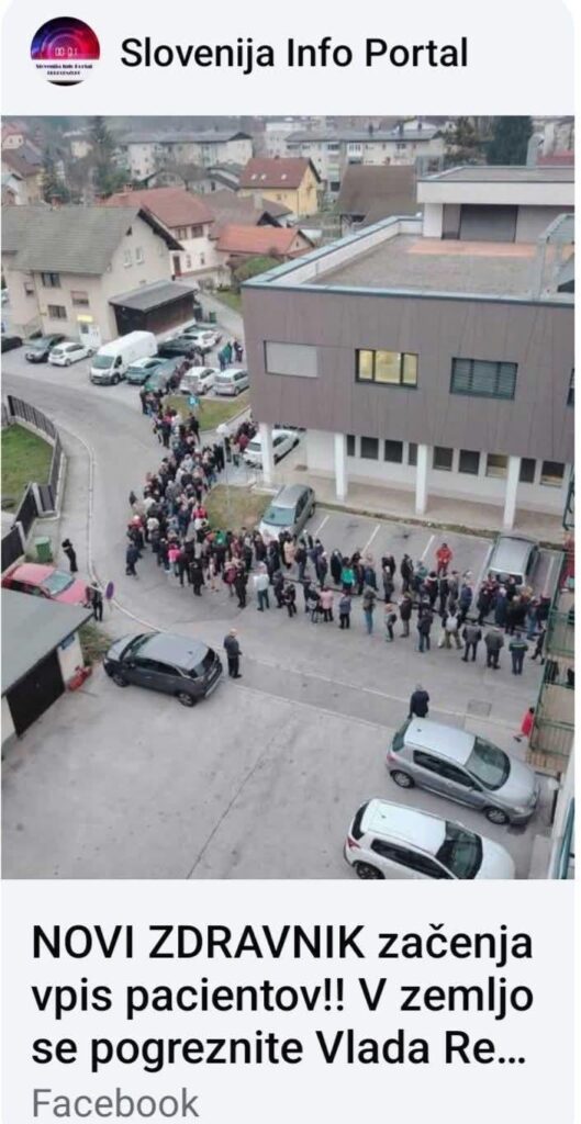 Just a normal day in Slovenian healthcare. 🤣