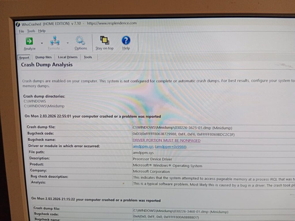 my computer is showing black screen of death like crazy