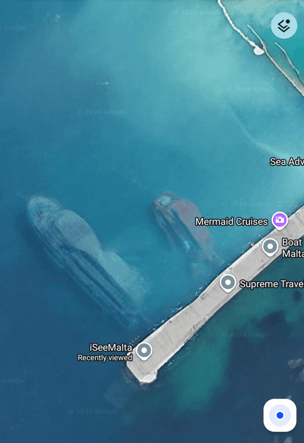 Sunken boats off the jetty on St. Paul's Harbor?