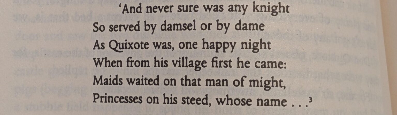 Cervantes, Even in English your writing is beautiful.