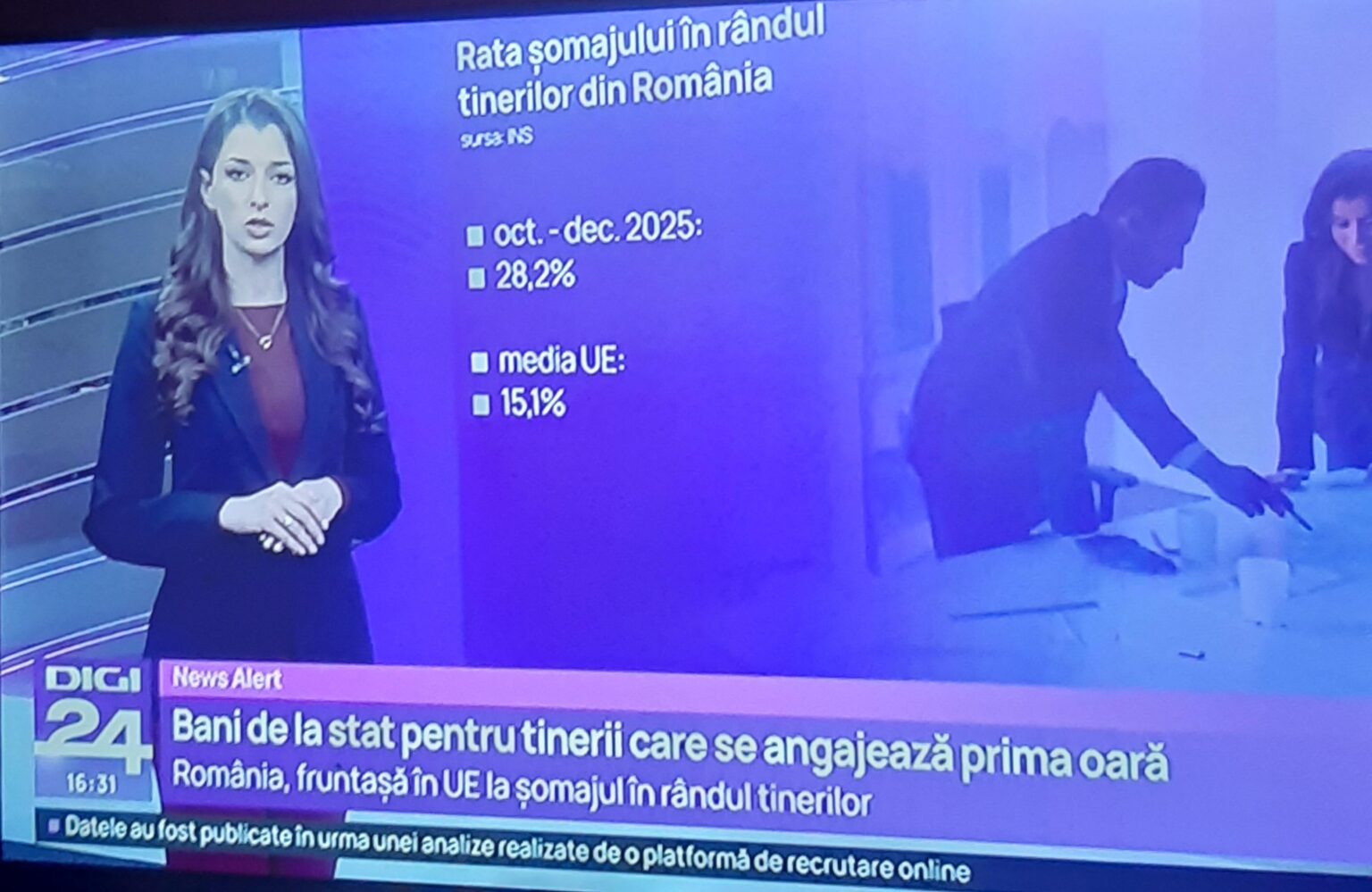 The unemployment rate among young people is almost 30%!