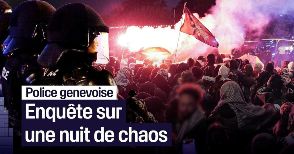 Pro Gaza Protest in Geneva, Videos Show Incriminating Behaviour from the Police.