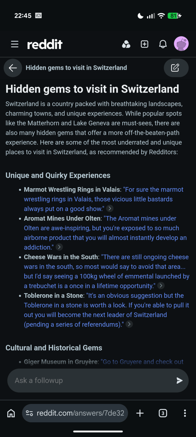 We really trained the Reddit AI well - amazing work everyone 😂