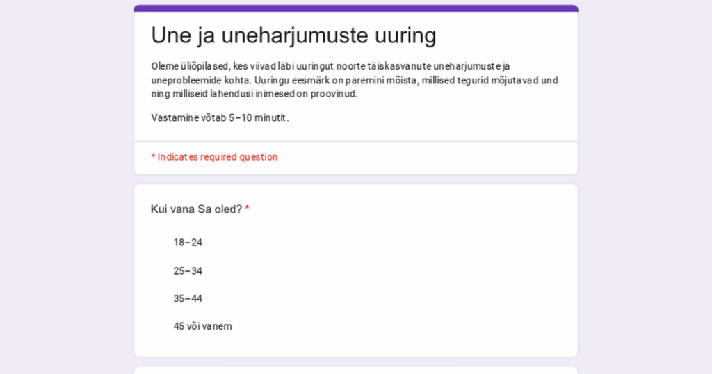 Please help with student research paper – Questionnaire on sleep habits (5-10 min) Please help with student research paper - Questionnaire on sleep habits (5-10 min)