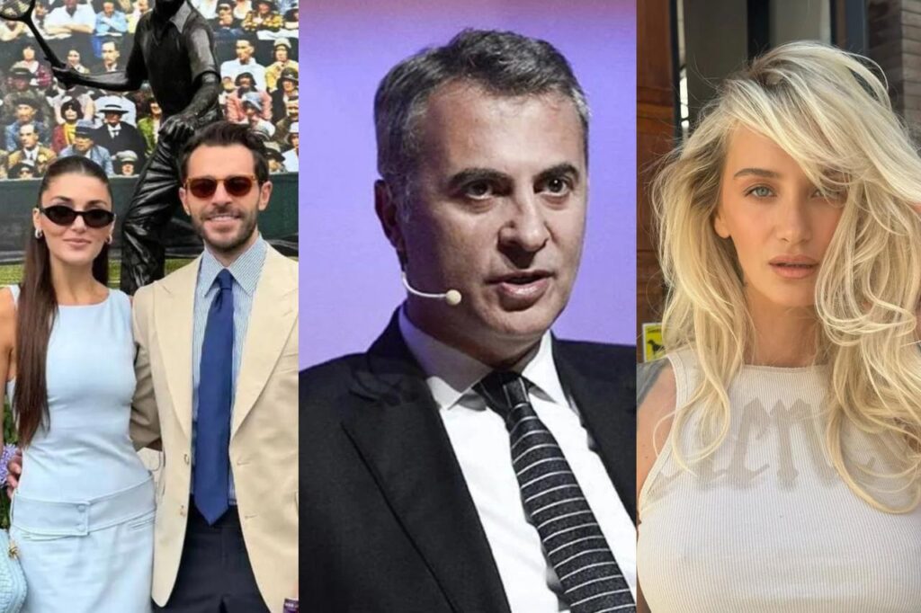 Collage of photos featuring Hande Ercel, Hakan Sabanci, Fikret Orman and Didem Soydan. (Photo collage by Türkiye Today team)