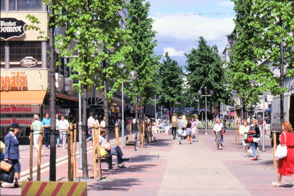 Historical photographs from 1980s Tampere, Finland