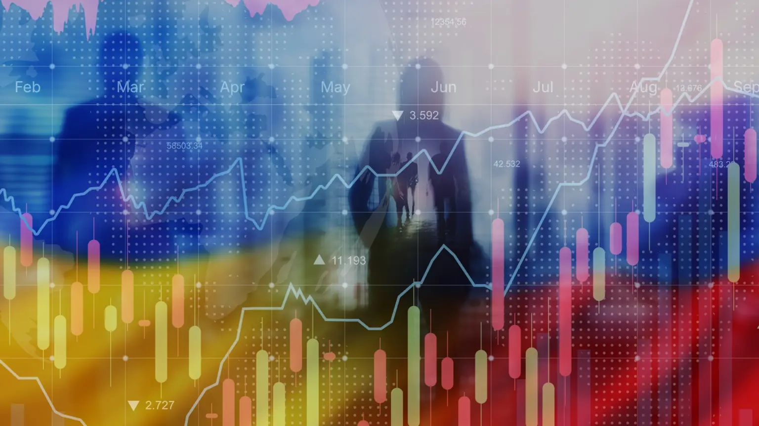 colorful data chart visualizations