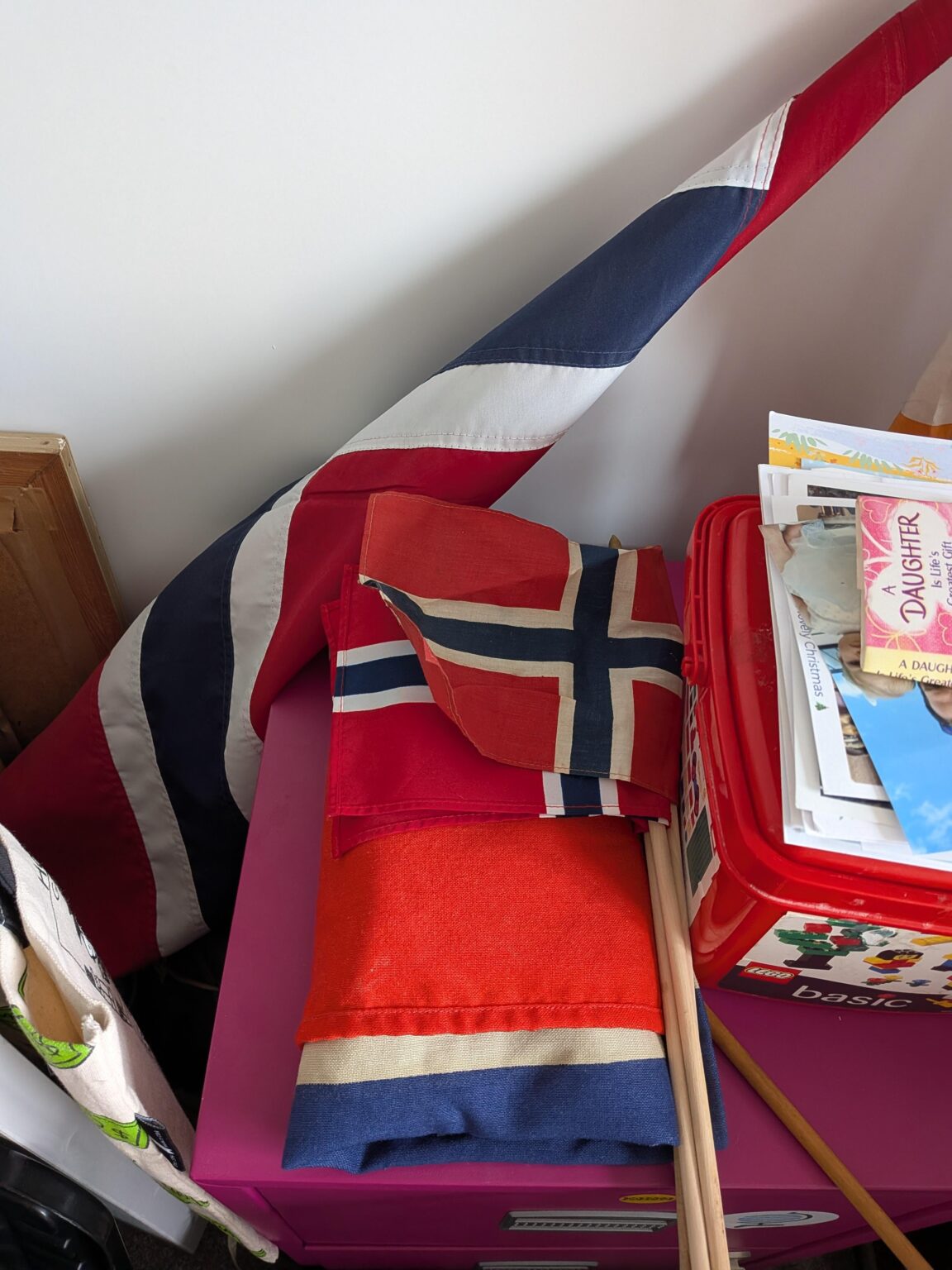 How do you store your flags?