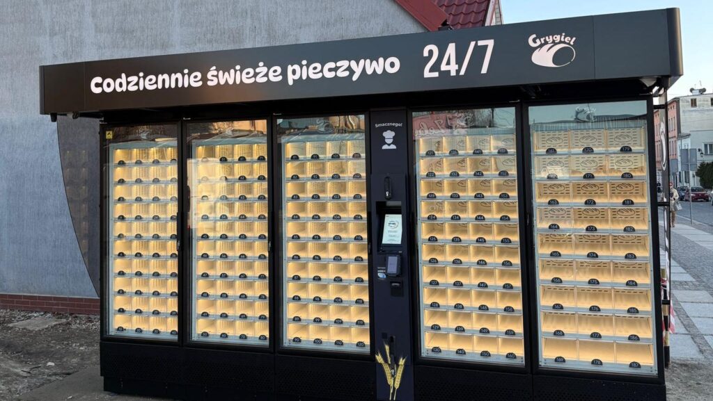 Chlebomat in my city, do you have something like that in your town? Personally, I have never seen such a device before