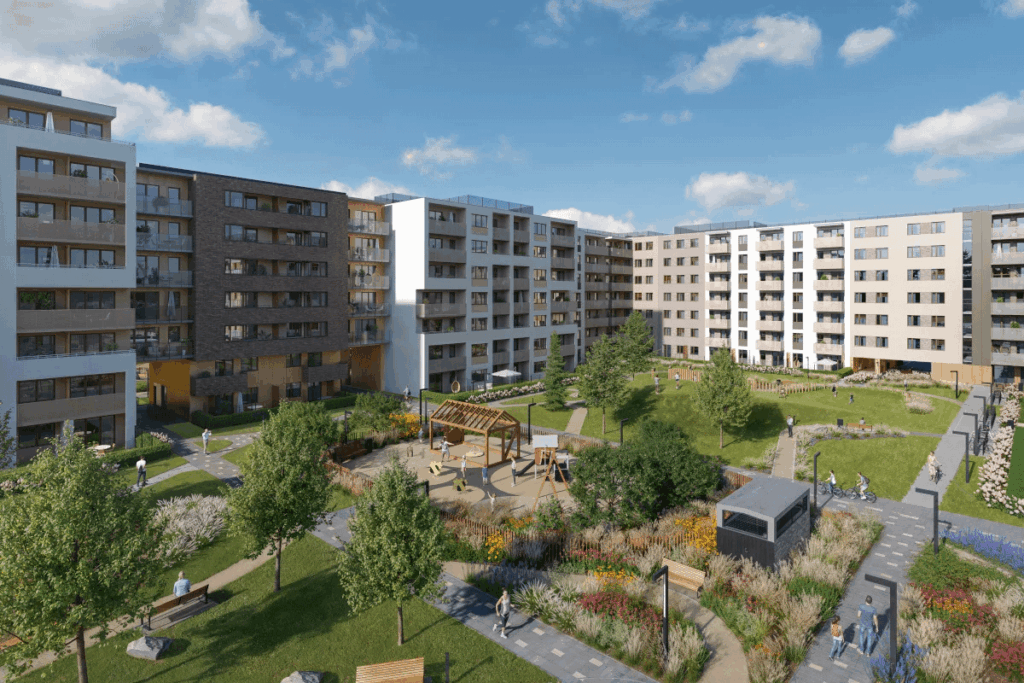 "Rap about hard life in a housing estate." Block of flats:
