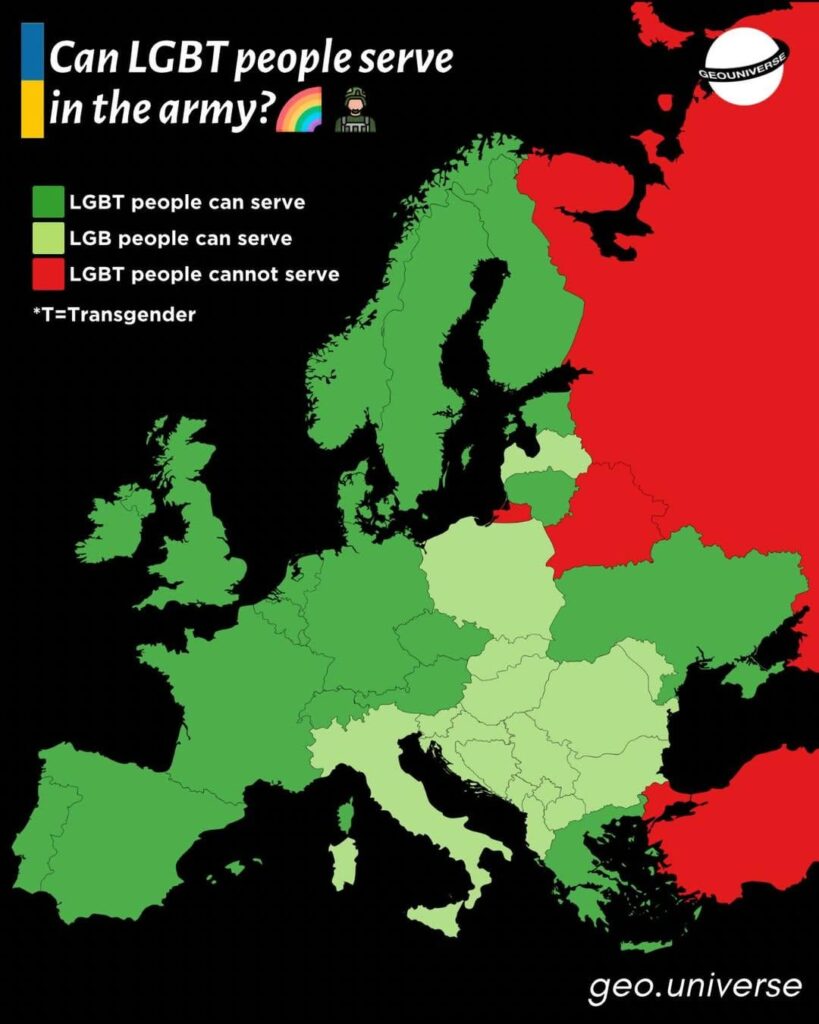 Can LGBT people serve in the army?