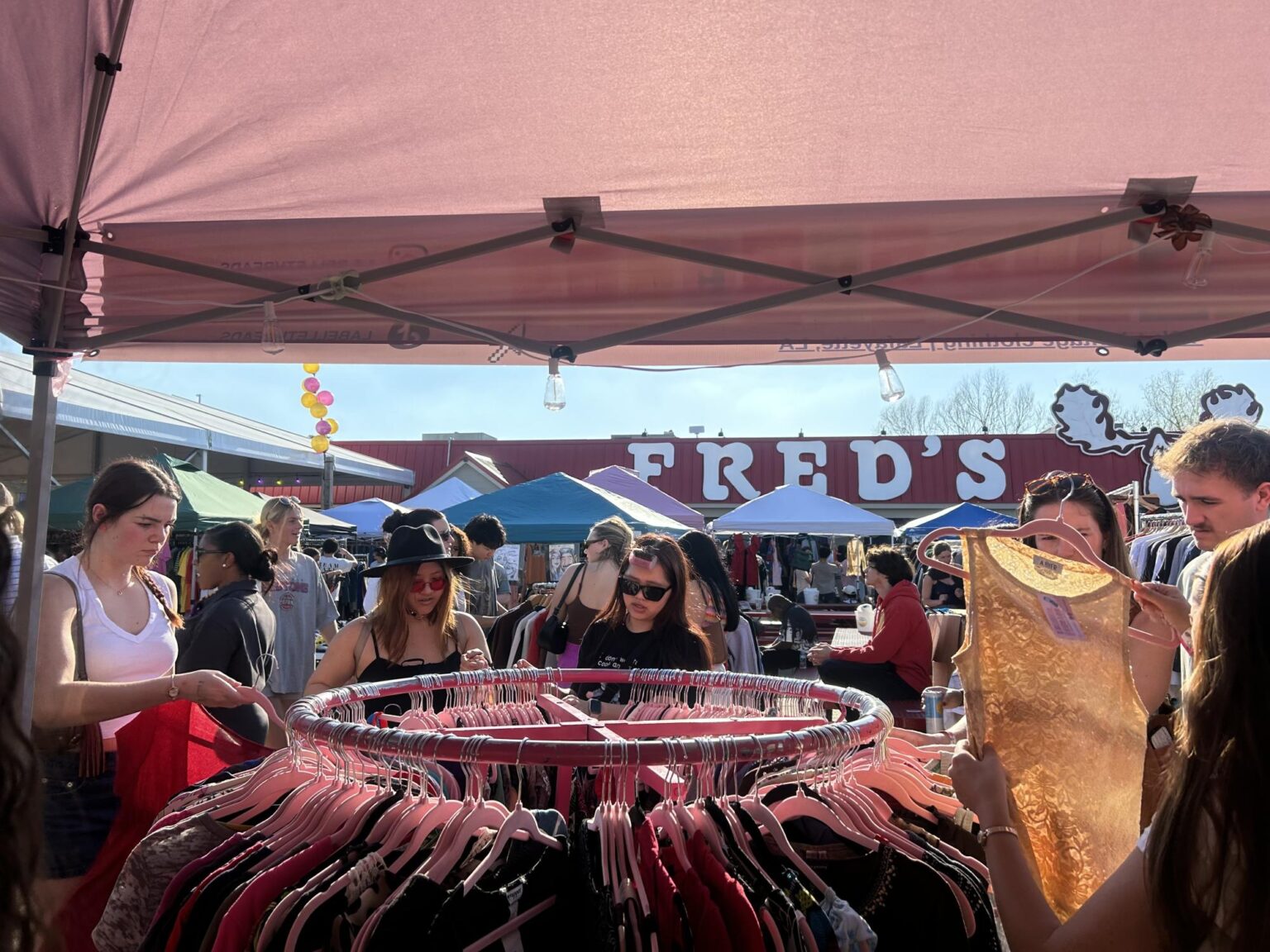 Bar by night, thrift store by day: Fred's hosts pop-up vintage market