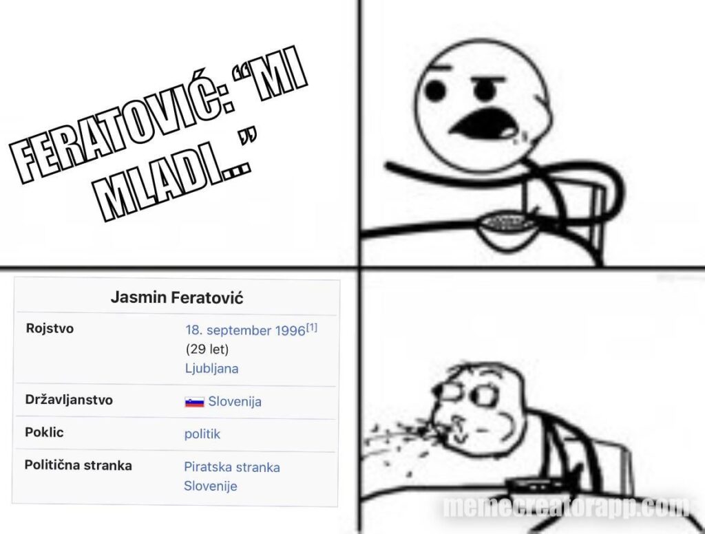 When you find out that Feratović is younger than you...