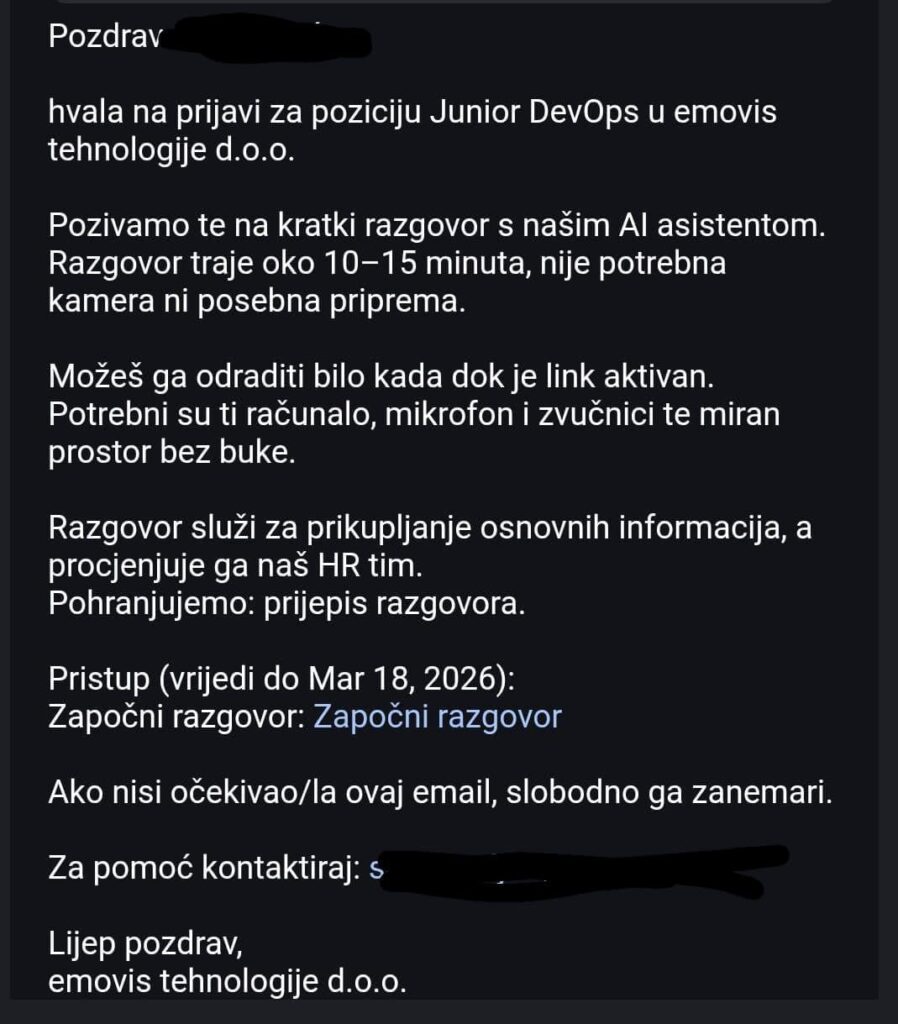 From now on, for some, the first round of selection is a conversation with a bot, HR only listens later if they can